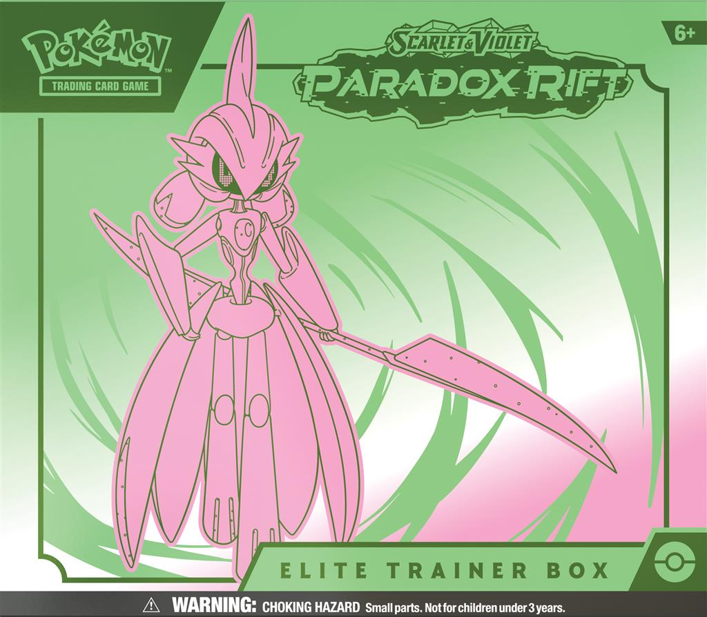 Pokemon: Paradox Rift Elite Trainer Box - Iron Valiant Pokemon: Paradox Rift Elite Trainer Box - Iron Valiant
