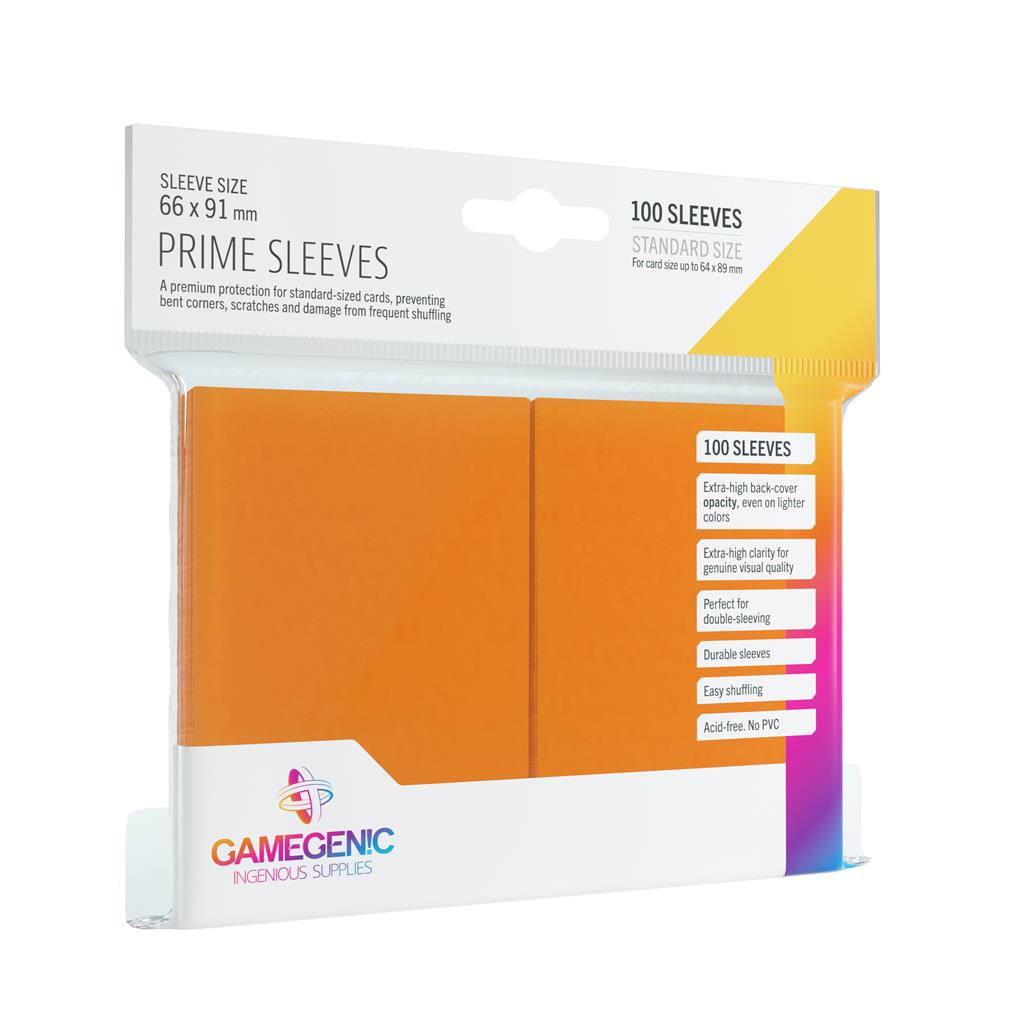 Sleeves: Pack Prime Orange 66x91mm (100)