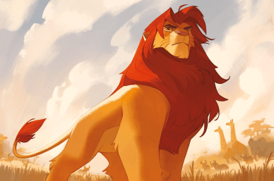 Disney Lorcana kaarten leeuw