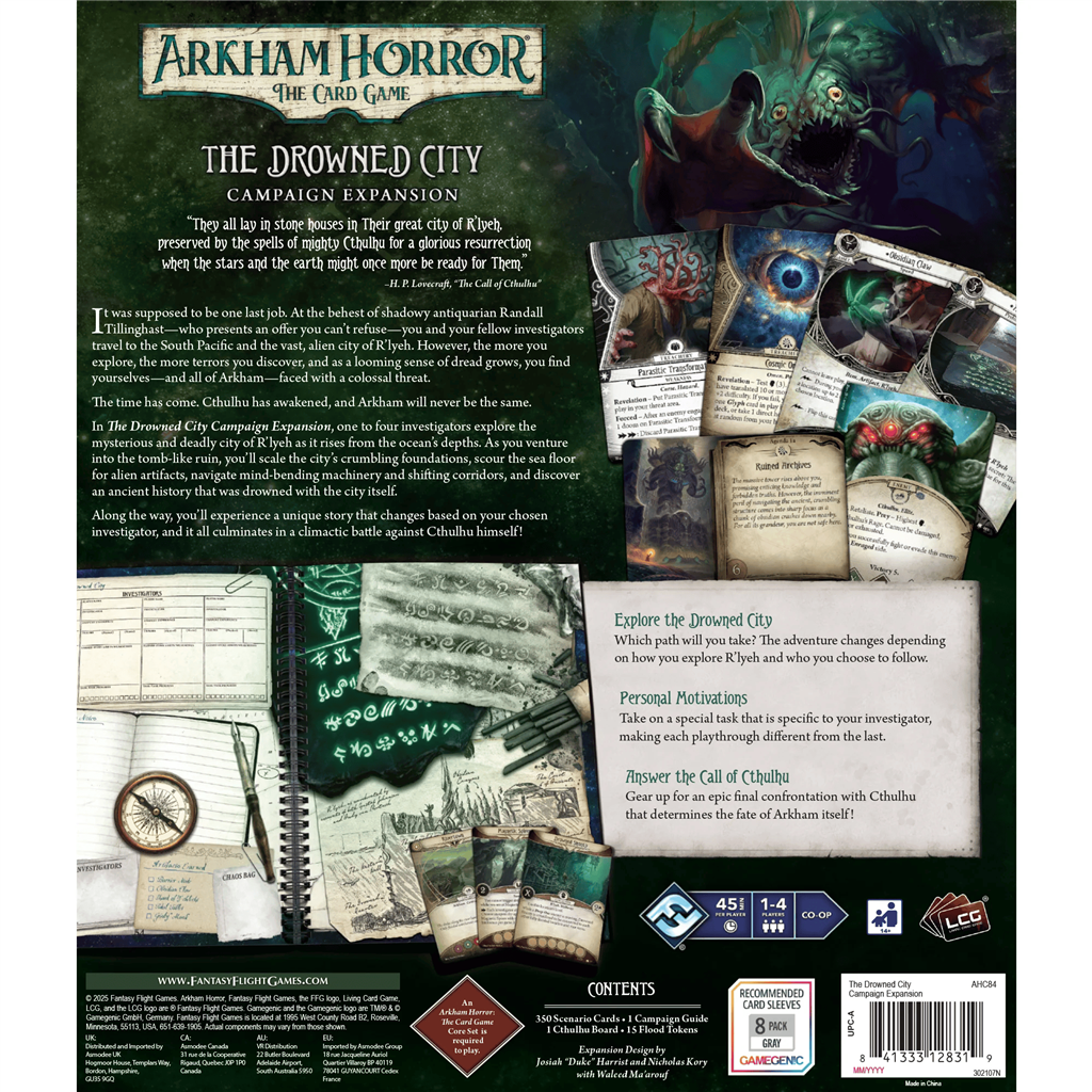 Arkham Horror LCG The Drowned City Campaign