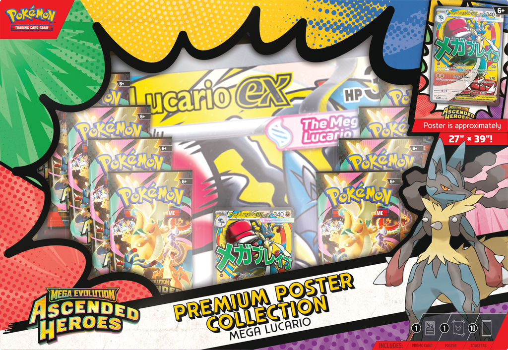 Pokemon: Ascended Heroes - Premium Poster Collection: Lucario