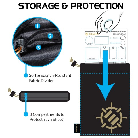 Enhance RPG Acrylic Character Sheet