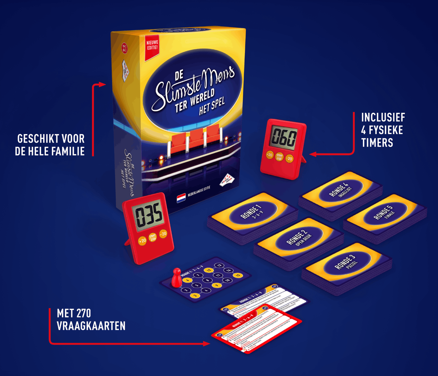 De Slimste Mens bordspel NL