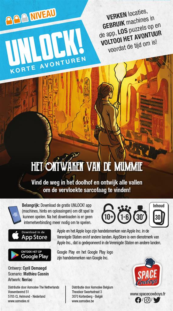 Unlock!: Korte Avonturen 2: Het Ontwaken van de Mummie Unlock!: Korte Avonturen 2: Het Ontwaken van de Mummie
