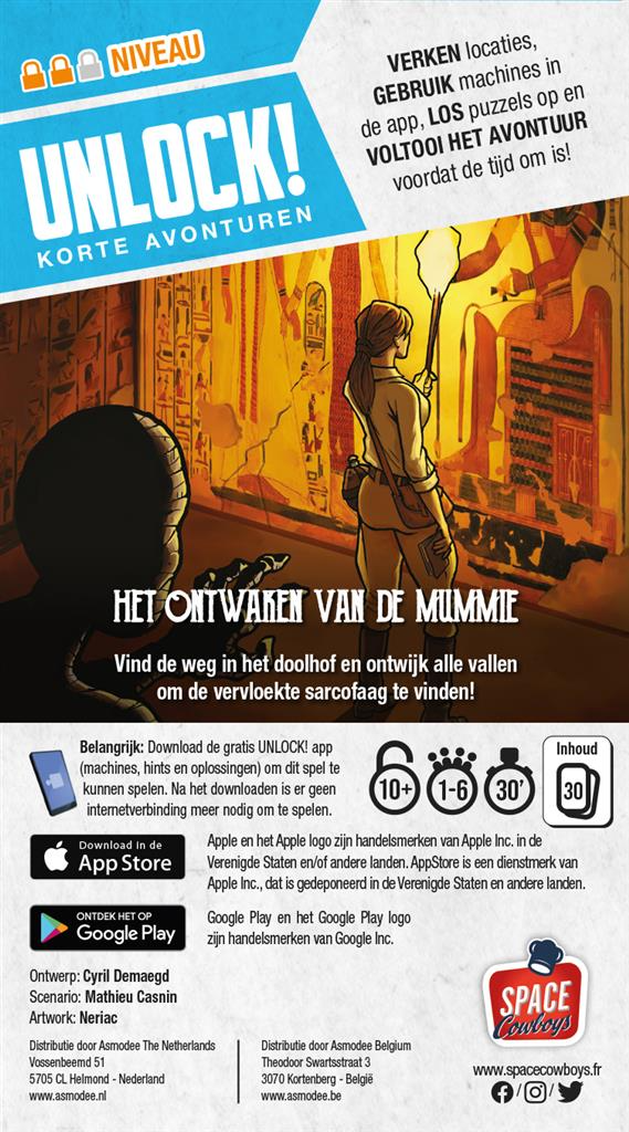 Unlock!: Korte Avonturen 2: Het Ontwaken van de Mummie