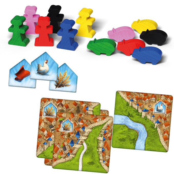 Carcassonne: Kooplieden & Bouwmeesters Uitbreiding