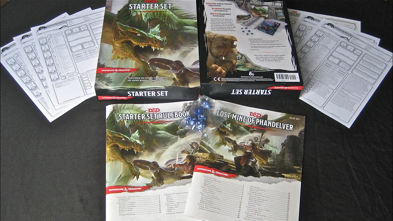 Dungeons and Dragons starter set