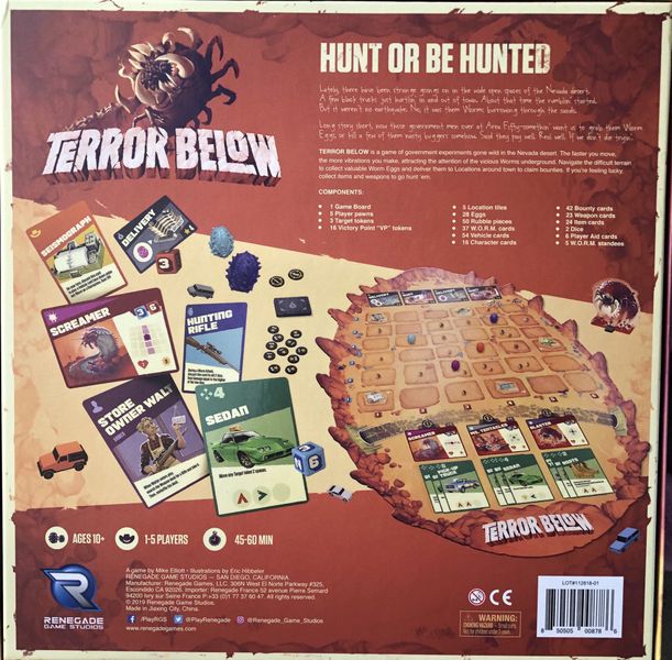 Terror Below - Bordspel
