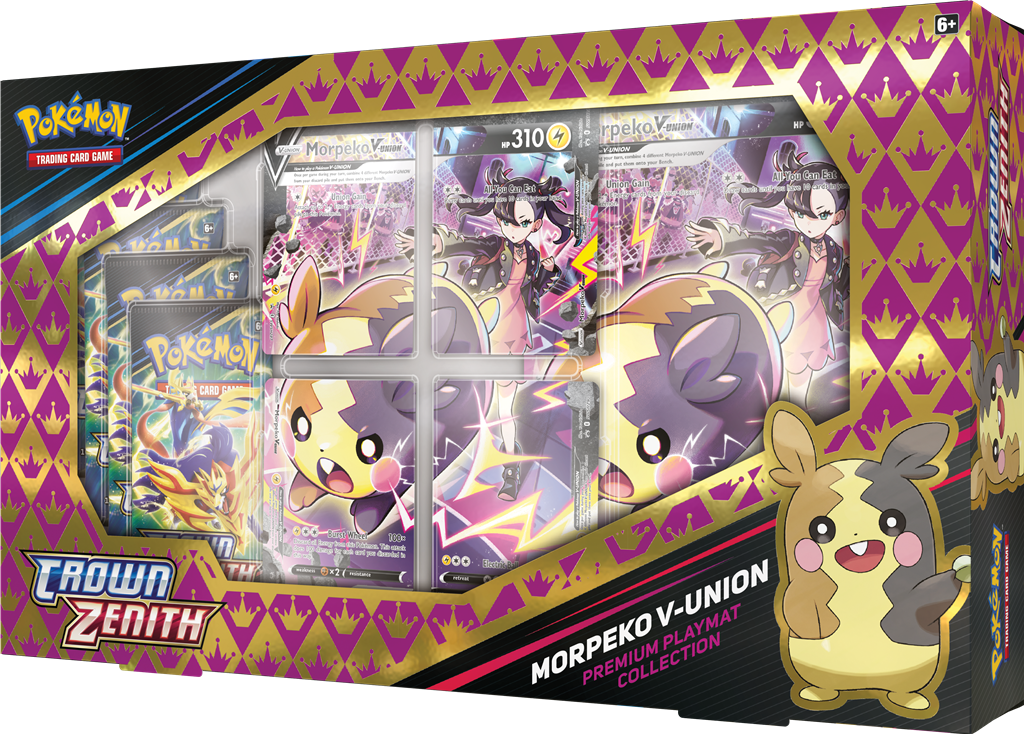 Pokemon: Crown Zenith V-Union Premium Playmat Collection - Morpeko