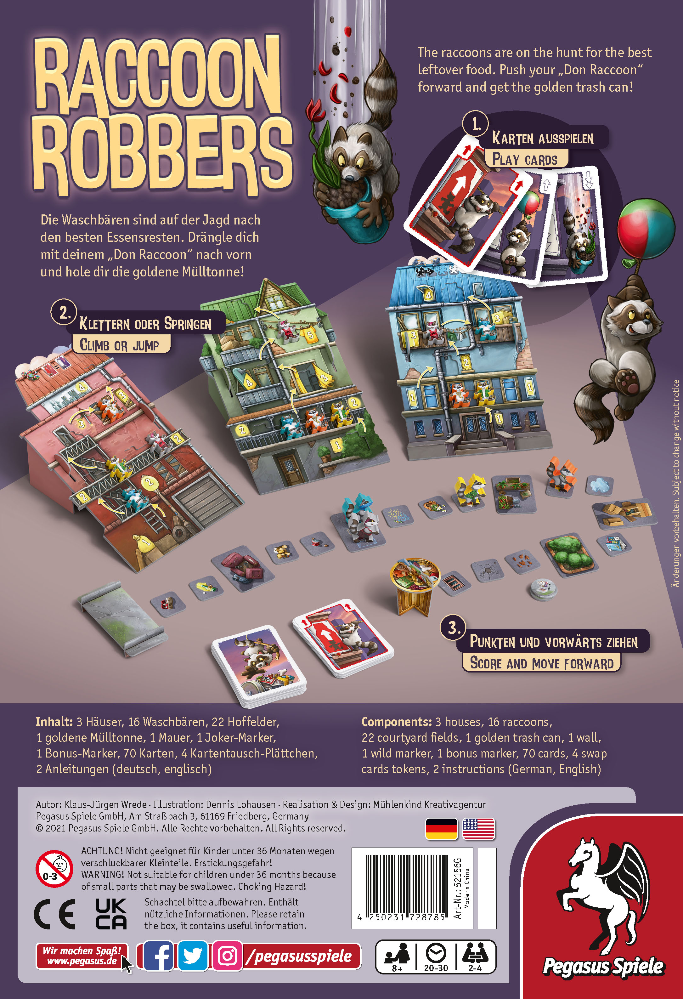 Raccoon Robbers - Bordspel