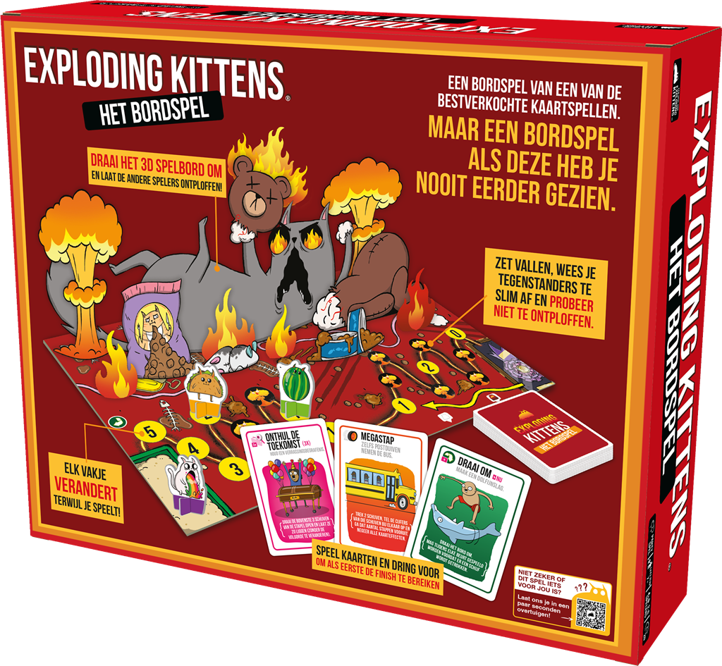 Exploding Kittens Het Bordspel