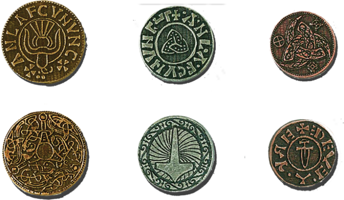 Legendary Metal Coins - Viking
