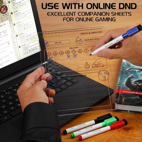 Enhance RPG Acrylic Character Sheet