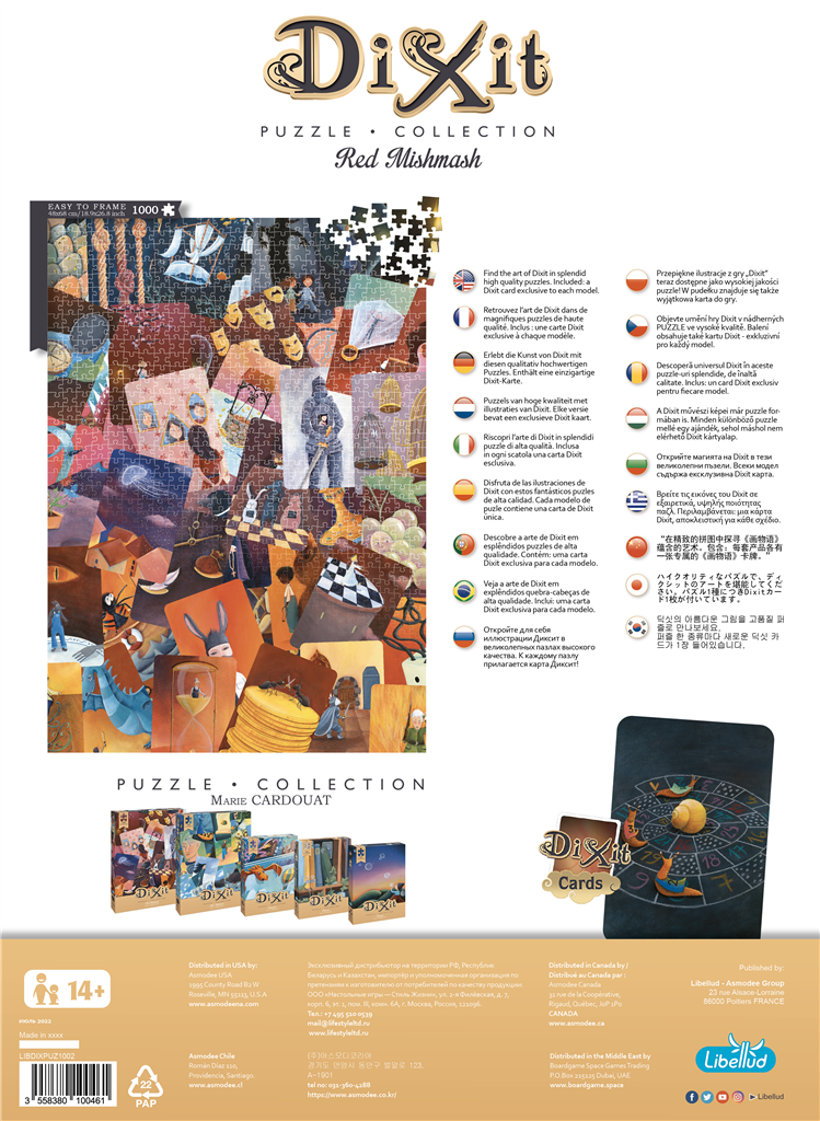 Dixit Puzzel Red Mishmash 1000pc