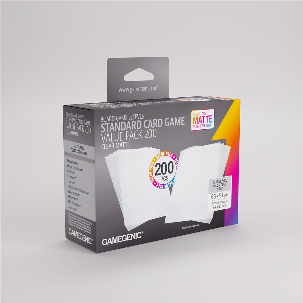 Sleeves: Matte Standard Value Pack 66x91 (200)