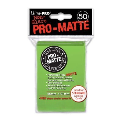Ultra Pro - Standard: Lime Green Matte (50)