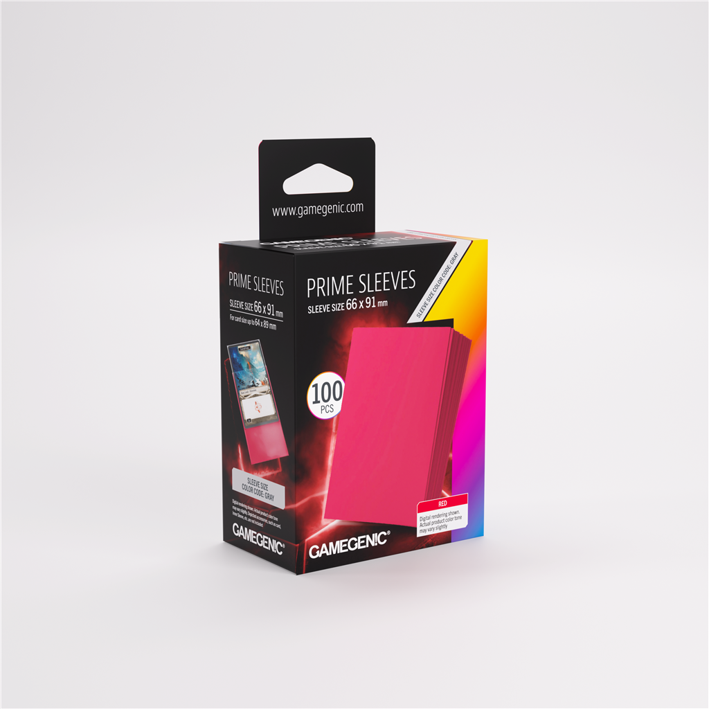Sleeves: Pack Prime Red (100)