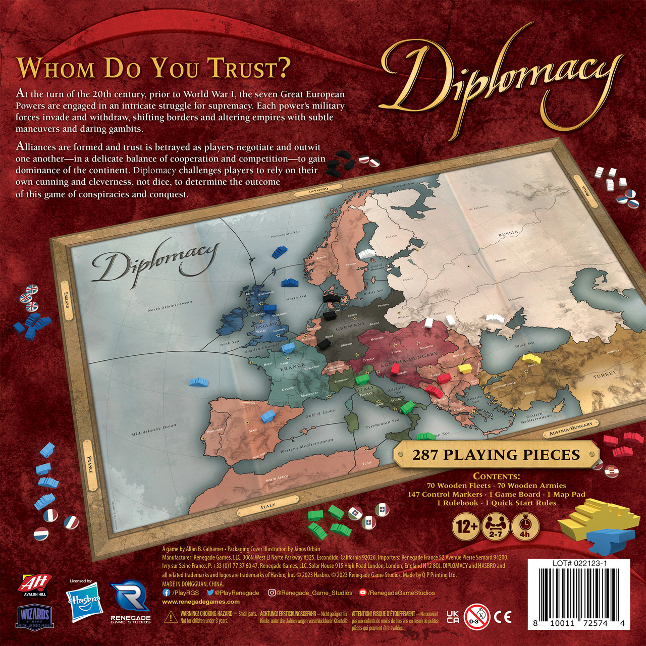 Diplomacy new edition- Bordspel