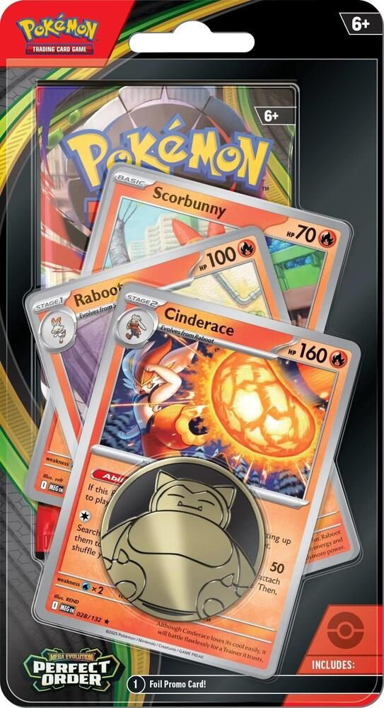 Pokemon: Perfect Order - Premium Checklane Blister - Cinderace