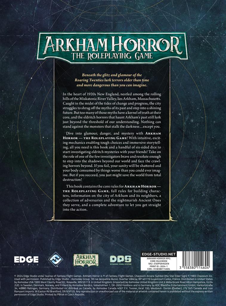 Arkham Horror RPG Core Rulebook