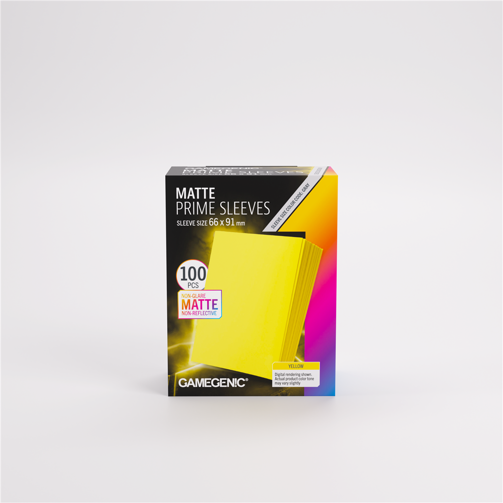 Sleeves: Pack Matte Prime Yellow (100)