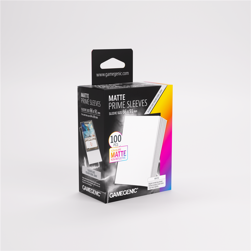 Sleeves: Pack Matte Prime White (100)