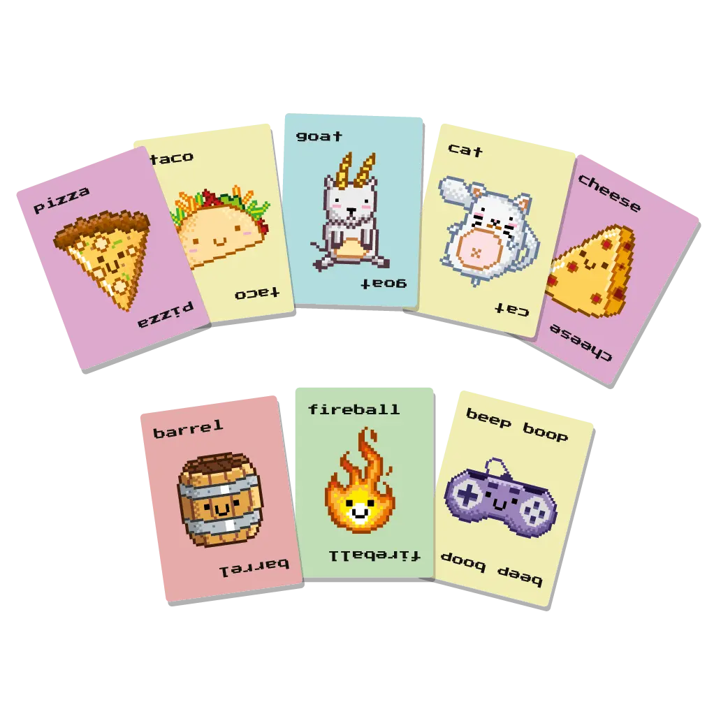 Taco Cat Goat Cheese Pizza - Kaartspel 8-bit Editie