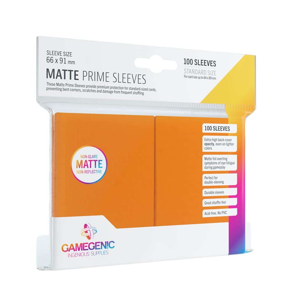 Sleeves: Pack Matte Prime Orange (100)