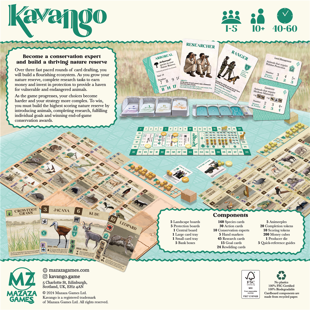 Kavango EN - Bordspel