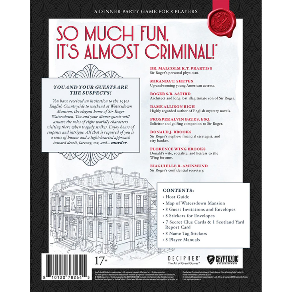 How to Host a Murder Watersdown Affair