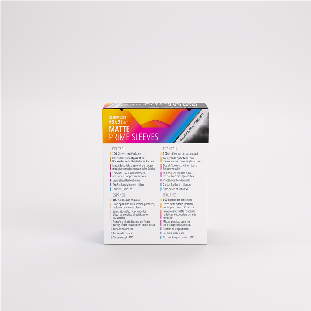 Sleeves: Pack Matte Prime White (100)