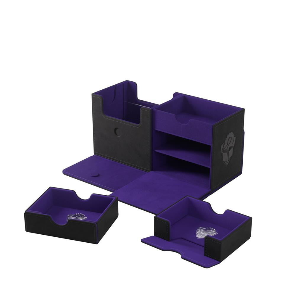 Deckbox: The Academic 133+ XL - Black/Purple