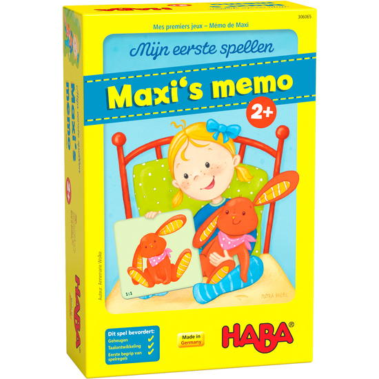 Mijn eerste spellen – Maxi's memo