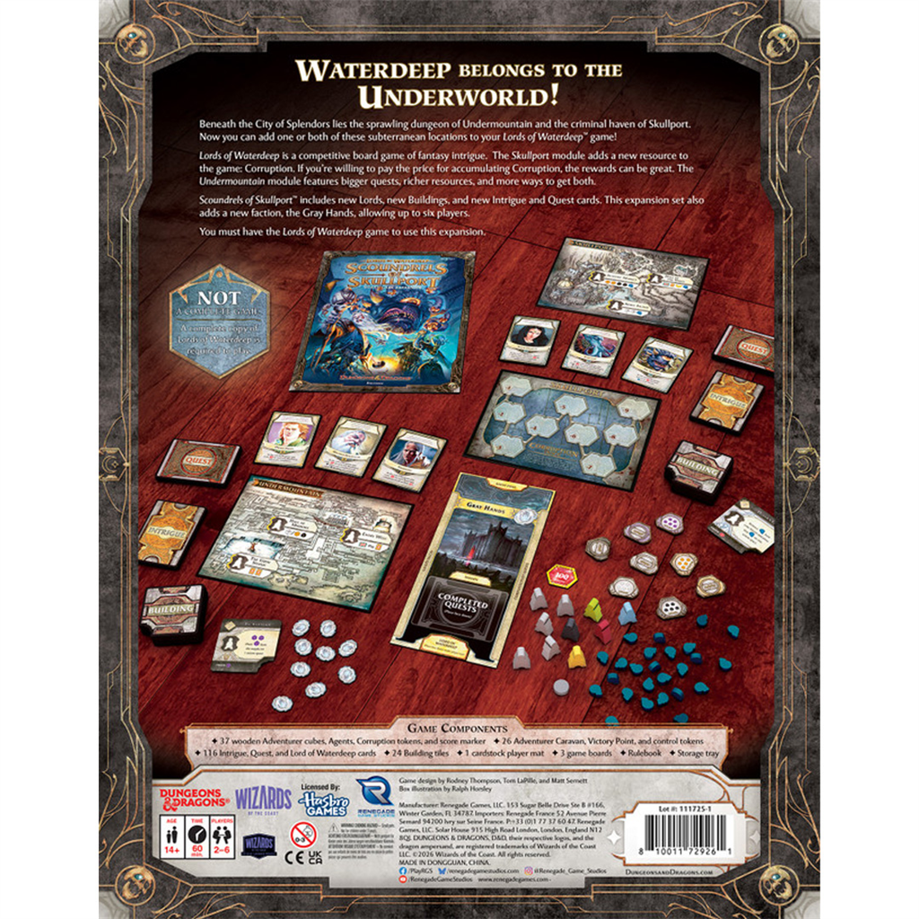 D&D Lords of Waterdeep: Scoundrels of Skullport