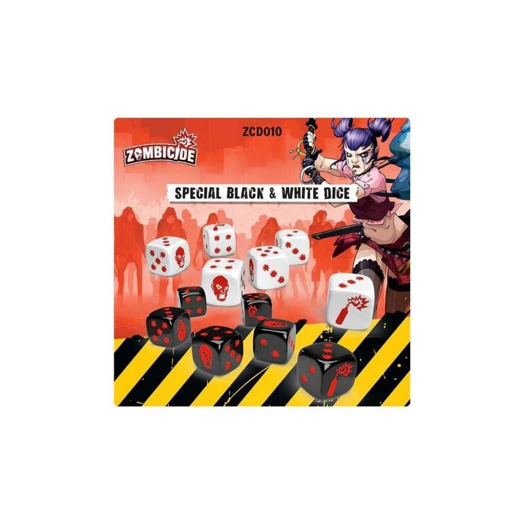 Zombicide 2nd Edition Special Black/White Dice
