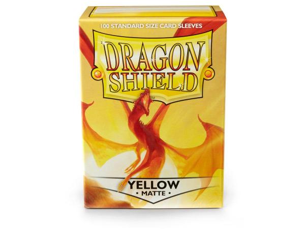 Dragon Shield - Standard: Yellow Matte (100)