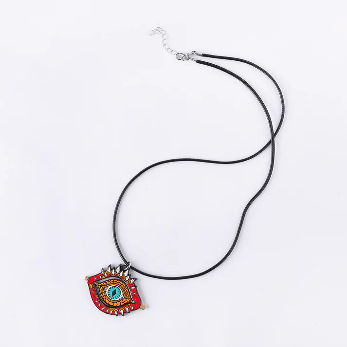 Dragon Blink D2 Necklace Red