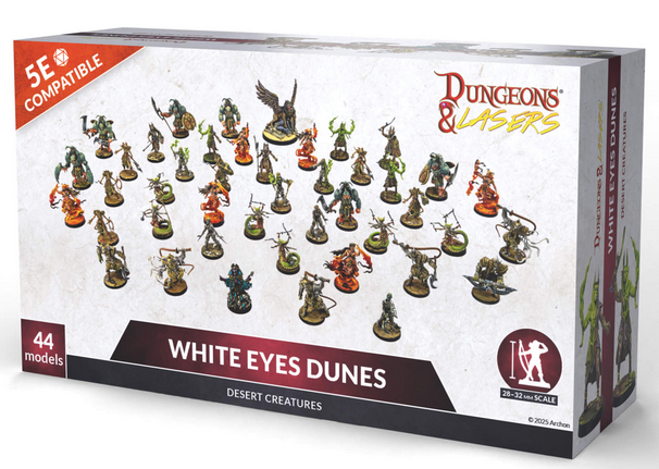 Dungeons & Lasers White Eyes Dunes Desert Creatures