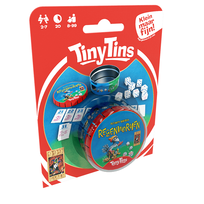 Tiny Tins: Regenwormen - Dobbelspel