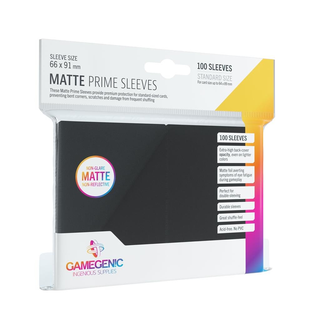 Sleeves: Pack Matte Prime Black (100)