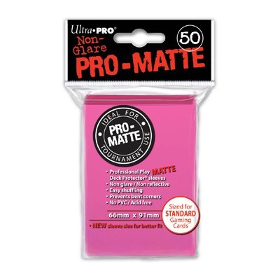 Ultra Pro - Standard: Bright Pink Matte (50)