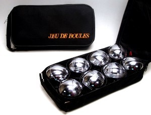 Jeu de boules Set 8 bals in tas