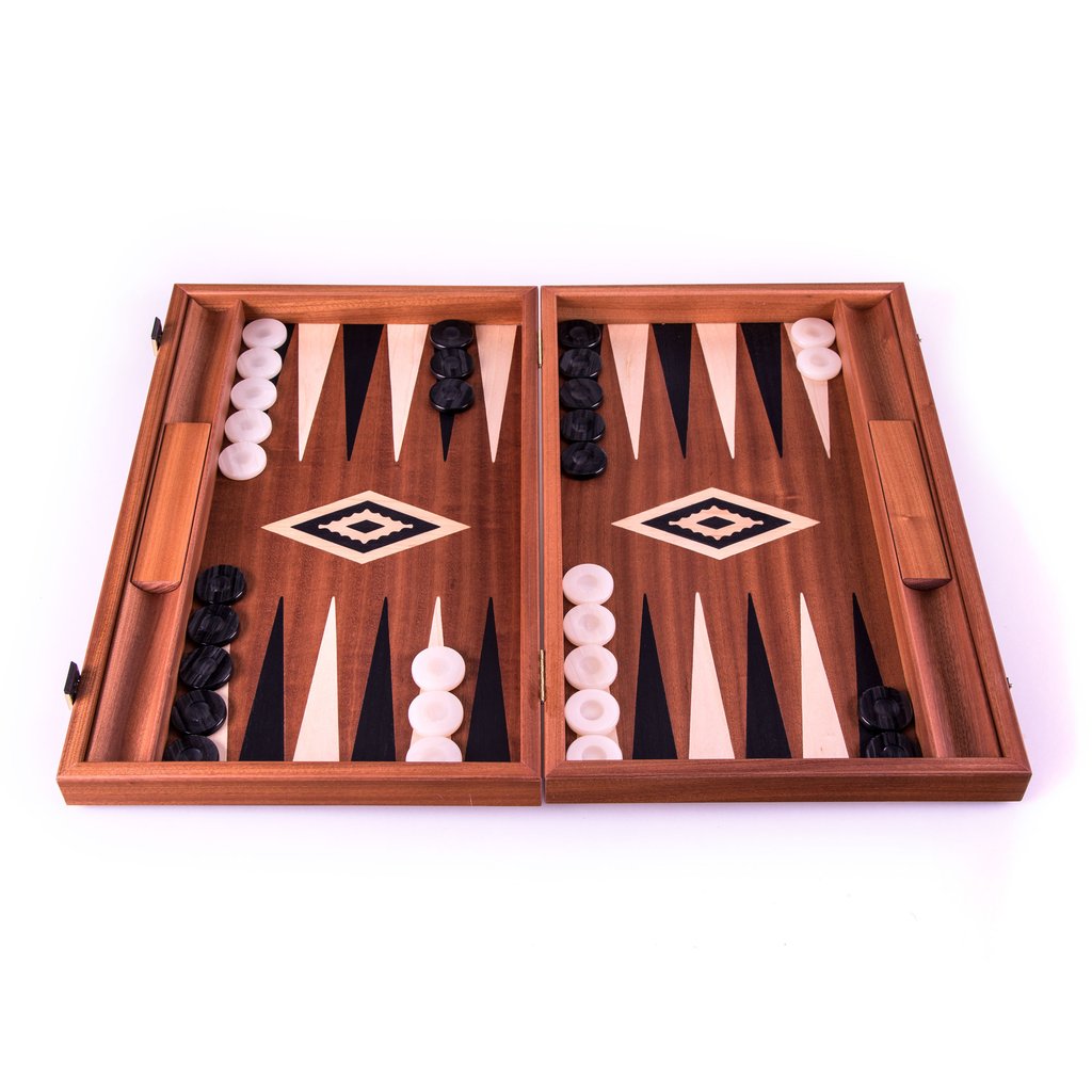 Hou op twaalf Instituut Backgammon Hout - koop je bij Spellenhuis.nl