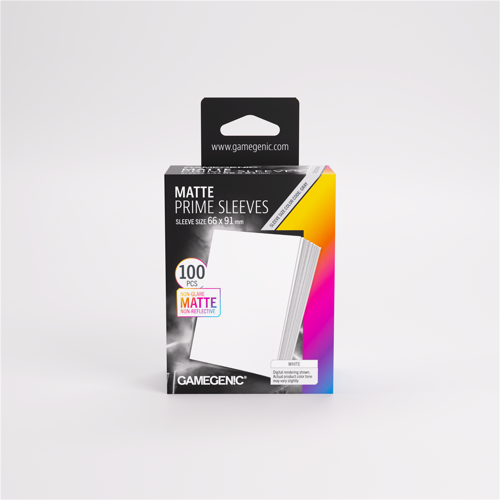Sleeves: Pack Matte Prime White (100)