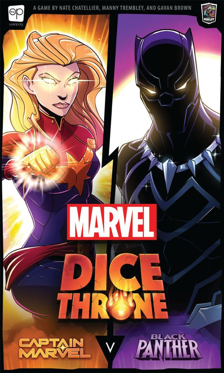 Dice Throne Captain Marvel & Plack Panther