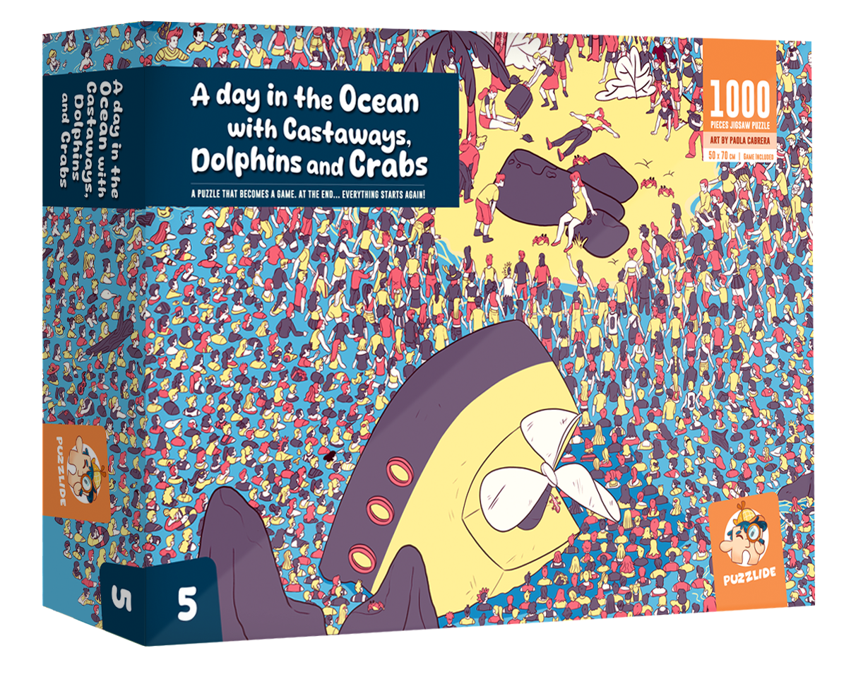 A Day in the Ocean with Castaways Dolphins & Crabs Puzzle