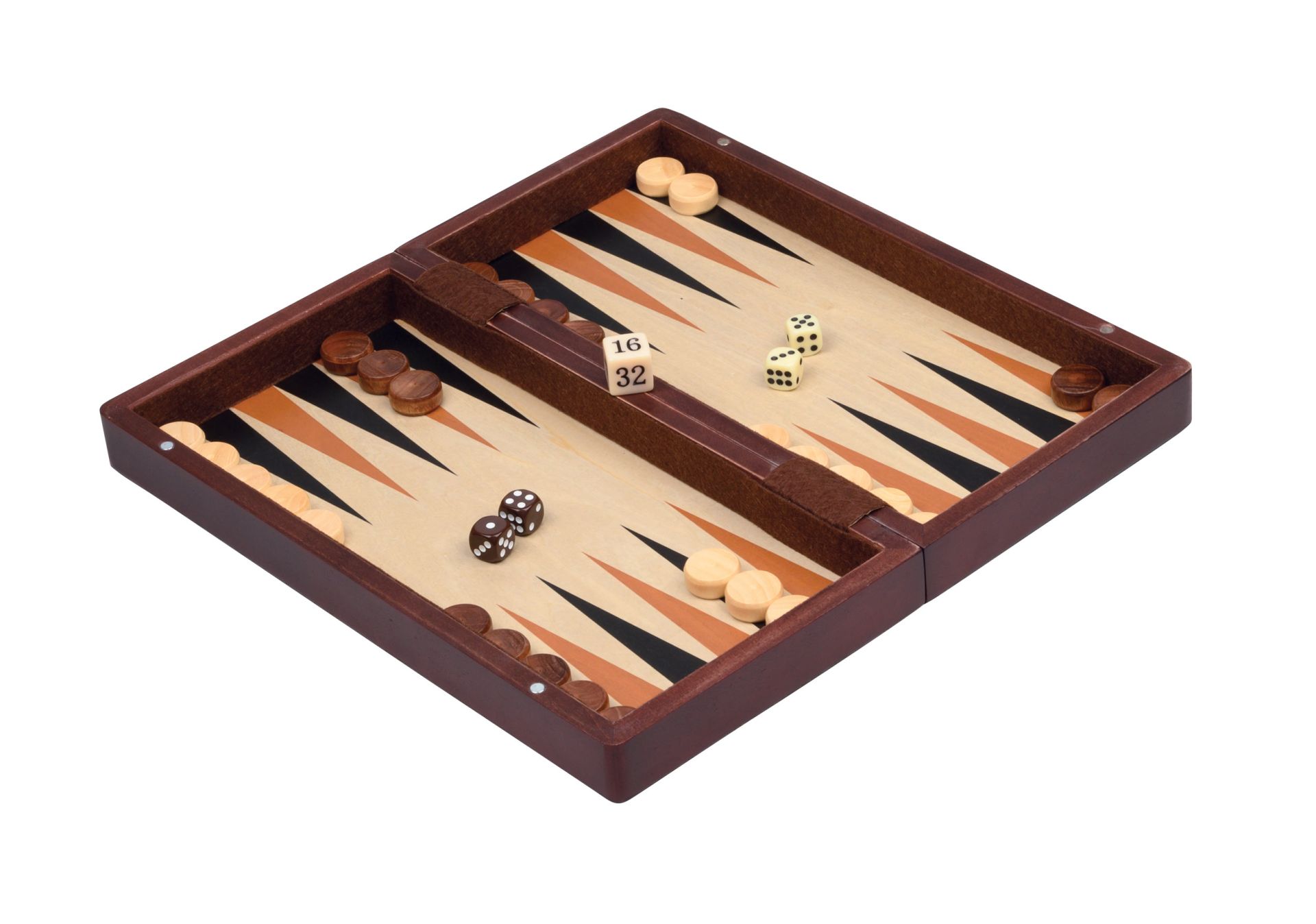 Schaak/Dam/Backgammon Kassette Veld 30 mm, Koningshoogte 63 mm