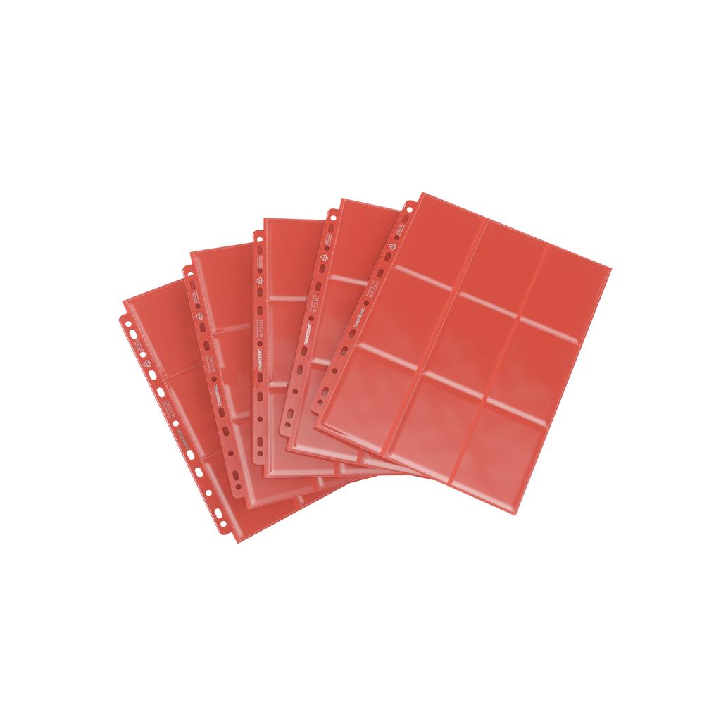 Sideloading 18-Pocket Pages Display Red (50)