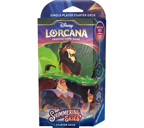 Lorcana: Shimmering Skies - Starter Deck: Scar & Kronk Lorcana: Shimmering Skies - Starter Deck: Scar & Kronk