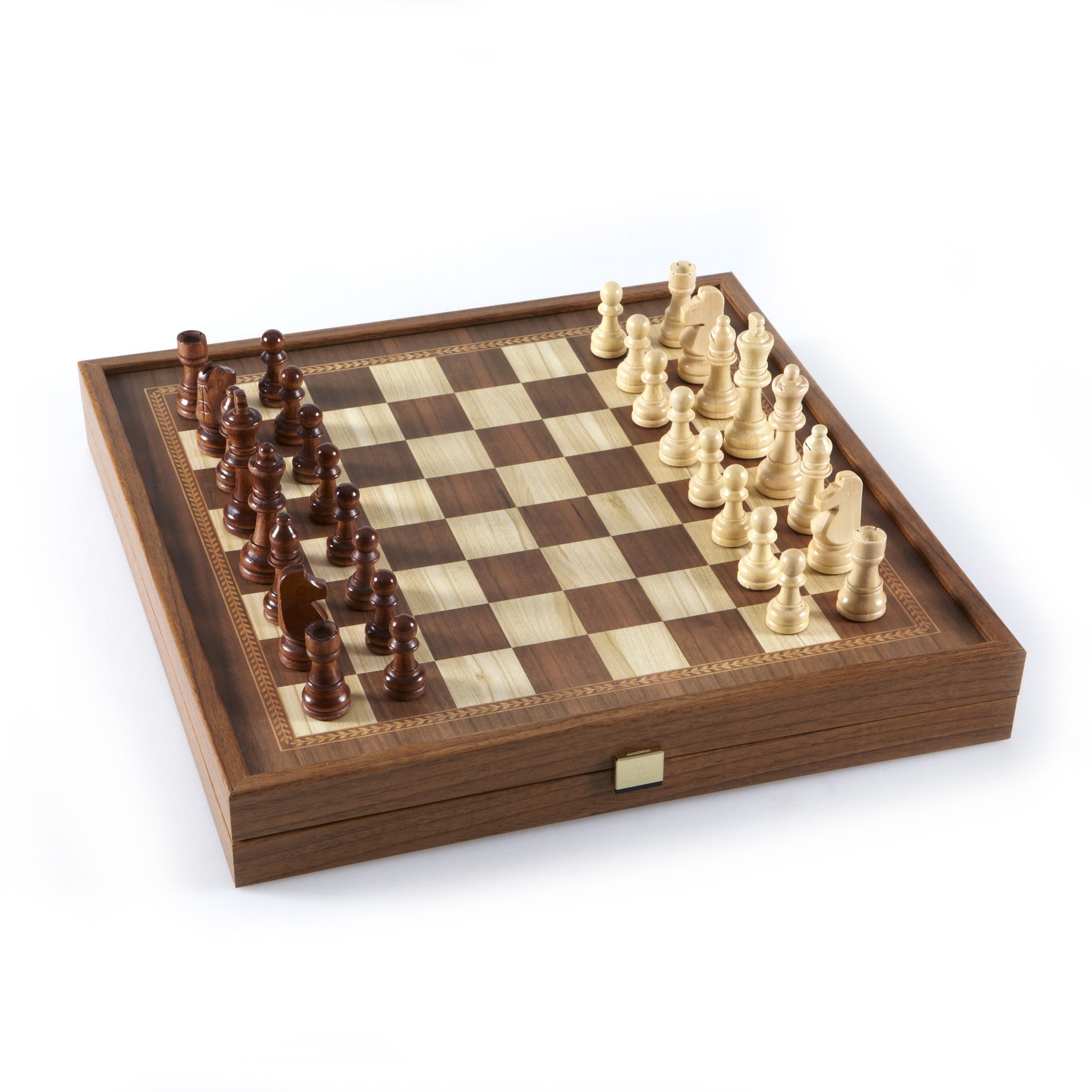 2 in 1 Combinatie - Schaakbord/ Backgammon (Large)